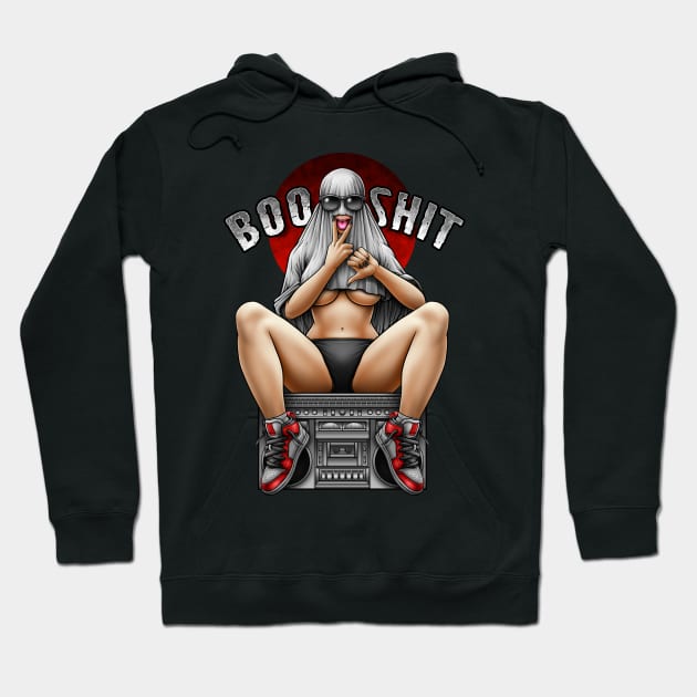 boo shit Hoodie by Winya